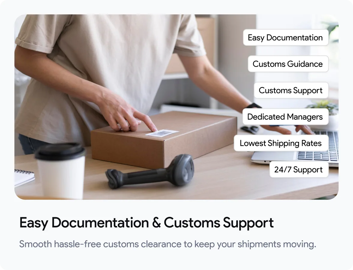XtraMiles customs clearance and documentation support - hassle-free export paperwork and dedicated managers