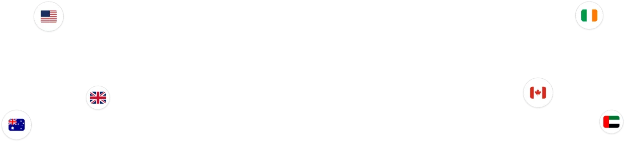 Flags of destination countries served by XtraMiles