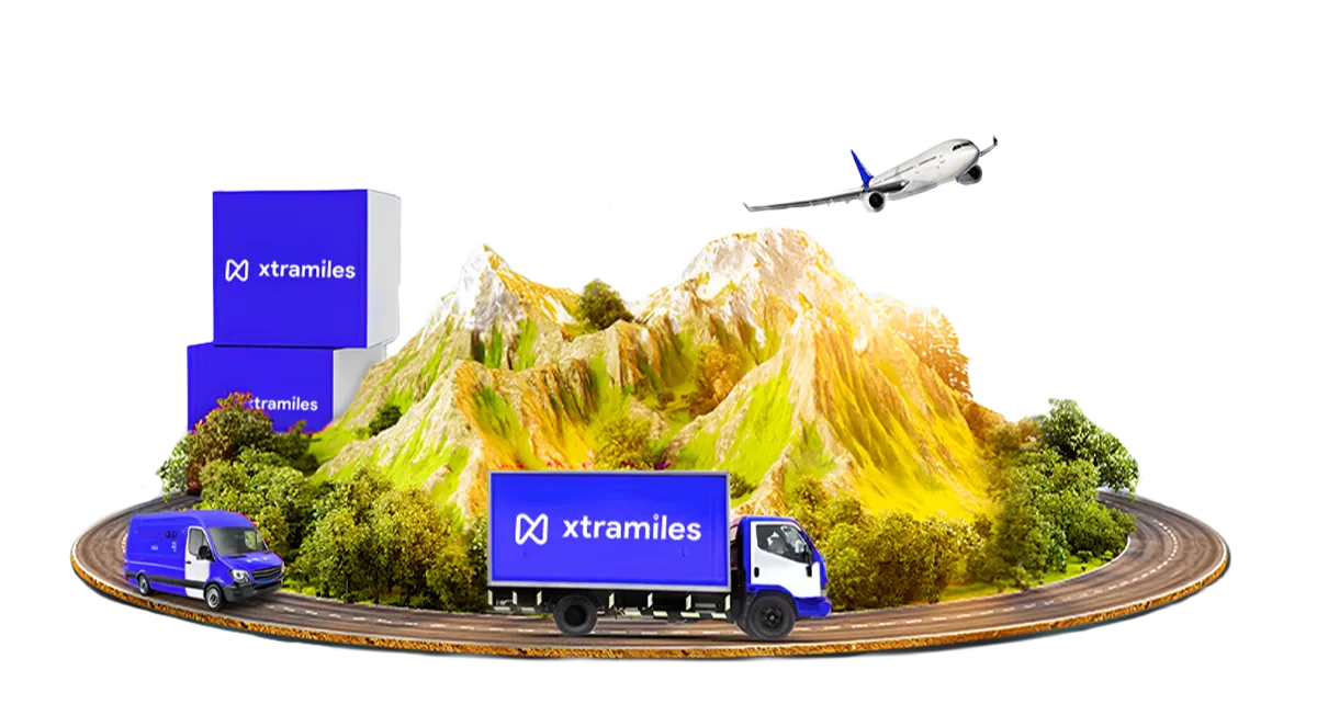 Global logistics and international shipping by XtraMiles - connecting air, sea and road freight to 220+ countries