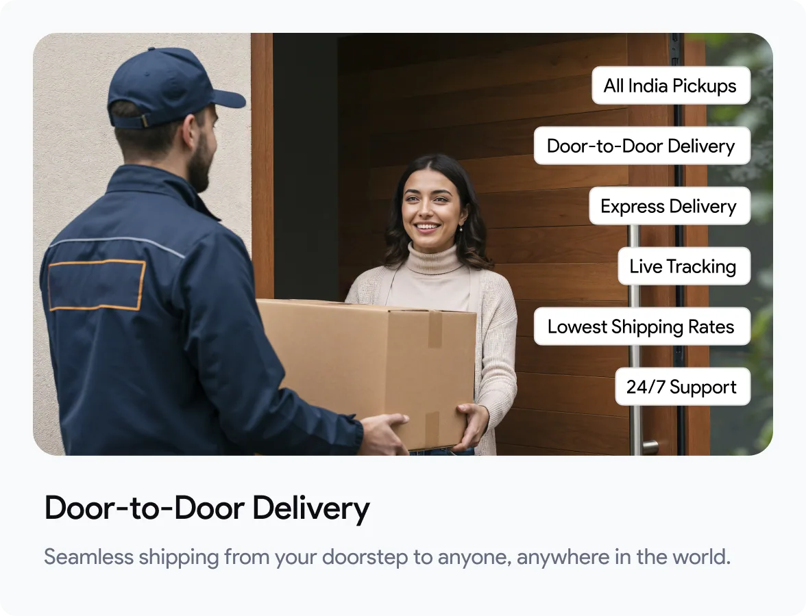 XtraMiles door-to-door delivery - all-India pickups, express international shipping, live tracking and low courier rates